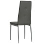 Sillas de comedor 4 unidades cuero sintético gris | Foro24.es | Tu tienda online para hogar, jardín y más Foro24.es