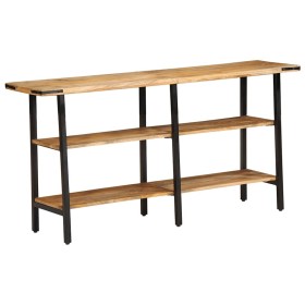 Mesa consola de madera maciza de mango 140x35x70 cm de , Mesas auxiliares - Ref: Foro24-373613, Precio: 237,84 €, Descuento: %