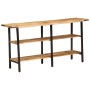 Mesa consola de madera maciza de mango 140x35x70 cm | Foro24.es | Tu tienda online para hogar, jardín y más Foro24.es