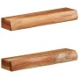 Estantes de pared 2 unidades 60x17x8 cm madera maciza acacia | Foro24.es | Tu tienda online para hogar, jardín y más Foro24.es