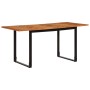Mesa de comedor 160x80x75 cm madera maciza acacia | Foro24.es | Tu tienda online para hogar, jardín y más Foro24.es