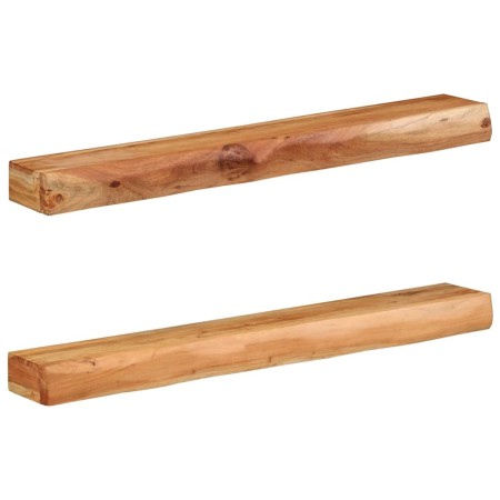 Estantes de pared 2 unidades 100x17x8 cm madera maciza acacia | Foro24.es | Tu tienda online para hogar, jardín y más Foro24.es