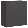 Jardinera de acero laminado en frío negro 80x40x80 cm von , Töpfe und Pflanzgefäße - Ref: Foro24-860710, Preis: 128,42 €, Rab...