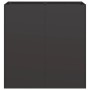 Jardinera de acero laminado en frío negro 80x40x80 cm von , Töpfe und Pflanzgefäße - Ref: Foro24-860710, Preis: 128,42 €, Rab...