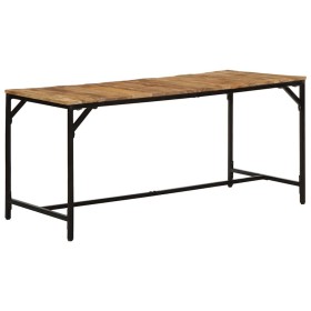 Mesa de comedor madera maciza de mango sin tratar