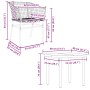 Juego de comedor jardín 5 piezas ratán sintético vidrio negro by , Garden sets - Ref: Foro24-3334584, Price: 262,09 €, Discou...
