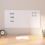 Pizarra magnética de pared vidrio templado blanco 80x40 cm by , White boards - Ref: Foro24-4008628, Price: 32,98 €, Discount: %