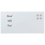 Pizarra magnética de pared vidrio templado blanco 80x40 cm by , White boards - Ref: Foro24-4008628, Price: 32,98 €, Discount: %