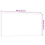 Pizarra magnética de pared vidrio templado blanco 80x40 cm by , White boards - Ref: Foro24-4008628, Price: 32,98 €, Discount: %