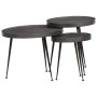 Mesas de centro 3 uds madera de ingeniería negro de , Mesas de centro - Ref: Foro24-373639, Precio: 164,64 €
