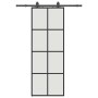 Puerta corredera con juego herrajes negro 76x205 cm ESG vidrio by , Doors - Ref: Foro24-3375909, Price: 246,37 €, Discount: %