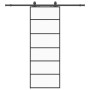 Puerta corredera con juego herrajes negro 76x205 cm ESG vidrio | Foro24.es | Tu tienda online para hogar, jardín y más Foro24.es