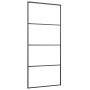 Puerta corredera con set herrajes negro 90x205 cm vidrio ESG | Foro24.es | Tu tienda online para hogar, jardín y más Foro24.es
