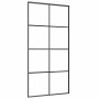 Puerta corredera set herrajes negra 102,5x205 cm ESG vidrio | Foro24.es | Tu tienda online para hogar, jardín y más Foro24.es