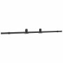 Puerta corredera con set herrajes negro 90x205 cm vidrio ESG von , Türen - Ref: Foro24-3375870, Preis: 232,32 €, Rabatt: %