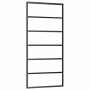 Puerta corredera con set herrajes negro 90x205 cm vidrio ESG by , Doors - Ref: Foro24-3375928, Price: 215,62 €, Discount: %