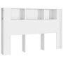 Glänzend weißes Kopfteilmöbel 160x18,5x104,5 cm von vidaXL, Kopf- und Fußteile - Ref: Foro24-811940, Preis: 75,75 €, Rabatt: %