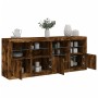 Aparador con luces LED roble ahumado 164x37x67 cm von , Sideboards - Ref: Foro24-3209055, Preis: 189,78 €, Rabatt: %