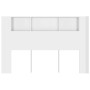 Glänzend weißes Kopfteilmöbel 160x18,5x104,5 cm von vidaXL, Kopf- und Fußteile - Ref: Foro24-811940, Preis: 75,75 €, Rabatt: %