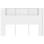 Mueble cabecero blanco brillante 160x18,5x104,5 cm de vidaXL, Cabeceros y pies de cama - Ref: Foro24-811940, Precio: 73,80 €,...