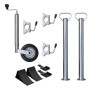 Rueda de remolque 48 mm con 2 tubos de soporte y 3 abrazaderas by , Trailers for goods and transport - Ref: Foro24-3214418, P...