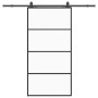 Puerta corredera set herrajes negra 102,5x205 cm ESG vidrio by , Doors - Ref: Foro24-3375940, Price: 260,78 €, Discount: %