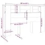 Mueble cabecero blanco brillante 160x18,5x104,5 cm de vidaXL, Cabeceros y pies de cama - Ref: Foro24-811940, Precio: 73,80 €,...