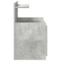 Mesilla de noche con 2 cajones gris hormigón 40x36,5x62 cm by , Nightstands - Ref: Foro24-858638, Price: 45,98 €, Discount: %