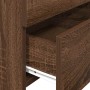 Mesilla de noche con 2 cajones roble marrón 40x36,5x62 cm by , Nightstands - Ref: Foro24-858644, Price: 53,20 €, Discount: %