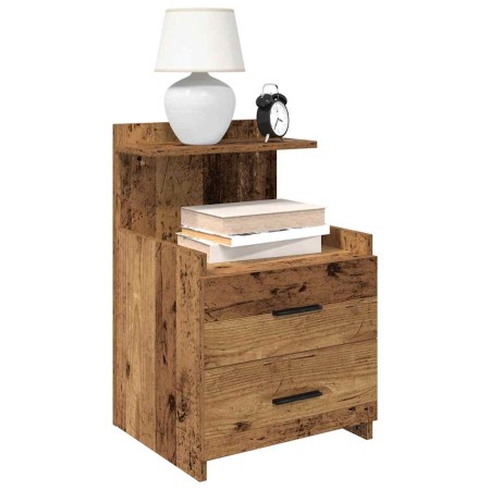 Mesilla de noche con 2 cajones madera vieja 40x36,5x62 cm | Foro24.es | Tu tienda online para hogar, jardín y más Foro24.es