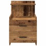 Mesilla de noche con 2 cajones madera vieja 40x36,5x62 cm | Foro24.es | Tu tienda online para hogar, jardín y más Foro24.es