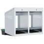 Nido para gallinas con 2 compartimentos de acero galvanizado para montar en la pared by , Cages and habitats for small animal...
