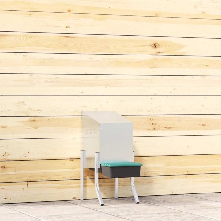 Nido para gallinas de 1 compartimento con patas de acero galvanizado | Foro24.es | Tu tienda online para hogar, jardín y más Foro24.es