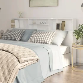 Glossy white headboard furniture 200x19x103.5 cm by vidaXL, Headboards and footboards - Ref: Foro24-811895, Price: 84,95 €, D...