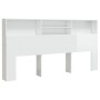 Glänzend weißes Kopfteilmöbel 200x19x103,5 cm von vidaXL, Kopf- und Fußteile - Ref: Foro24-811895, Preis: 86,08 €, Rabatt: %