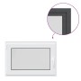 Ventana de sótano "RISOR" 90x70 cm oscilobatiente DIN izquierda antracita | Foro24.es | Tu tienda online para hogar, jardín y más Foro24.es