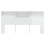 Glänzend weißes Kopfteilmöbel 200x19x103,5 cm von vidaXL, Kopf- und Fußteile - Ref: Foro24-811895, Preis: 86,08 €, Rabatt: %