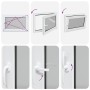 Ventana de sótano "RISOR" 90x70 cm oscilobatiente DIN derecha antracita | Foro24.es | Tu tienda online para hogar, jardín y más Foro24.es