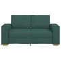 Sofá de 2 plazas de tela verde oscuro, 120 cm de , Sofás - Ref: Foro24-4104975, Precio: 210,60 €