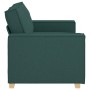 Sofá de 2 plazas de tela verde oscuro, 120 cm de , Sofás - Ref: Foro24-4104975, Precio: 210,60 €