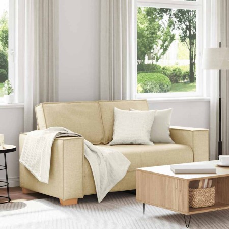 Sofá de 2 plazas  de tela color crema, 120 cm | Foro24.es | Tu tienda online para hogar, jardín y más Foro24.es