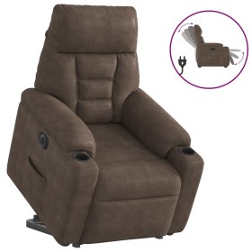 Sillón eléctrico reclinable elevable tela