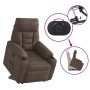 Sillón eléctrico reclinable elevable tela microfibra marrón | Foro24.es | Tu tienda online para hogar, jardín y más Foro24.es