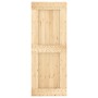 Puerta corredera con herrajes madera maciza de pino 80x210 cm by , Doors - Ref: Foro24-3203111, Price: 197,23 €, Discount: %