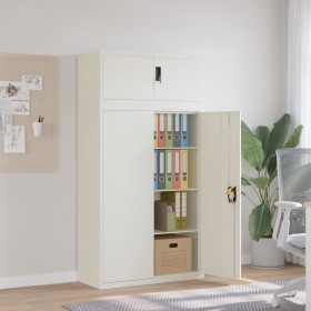 Armario archivador de acero blanco 90x40x180 cm by , Lockers and storage cabinets - Ref: Foro24-3188313, Price: 436,19 €, Dis...