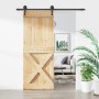 Puerta corredera con herrajes madera maciza de pino 80x210 cm von , Türen - Ref: Foro24-3203208, Preis: 165,20 €, Rabatt: %