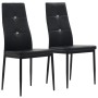 Sillas de comedor 2 unidades cuero sintético negro von , Essstühle - Ref: Foro24-246187, Preis: 86,08 €, Rabatt: %