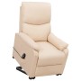 Sillón elevable tela crema de , Sillones - Ref: Foro24-329748, Precio: 184,25 €, Descuento: %