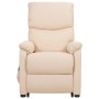Sillón elevable tela crema de , Sillones - Ref: Foro24-329748, Precio: 184,25 €, Descuento: %