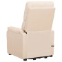 Sillón elevable tela crema de , Sillones - Ref: Foro24-329748, Precio: 184,25 €, Descuento: %